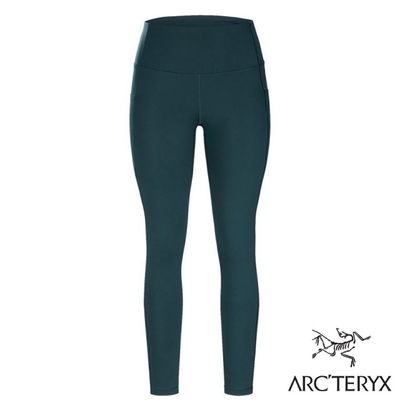 ARCTERYX 始祖鳥 女 Essent 彈性耐磨透氣高腰內搭長褲_迷惑藍