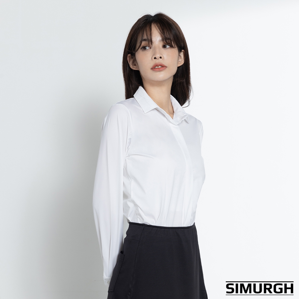 SIMURGH-舒仕裝-暗門襟襯衫(多色可選)