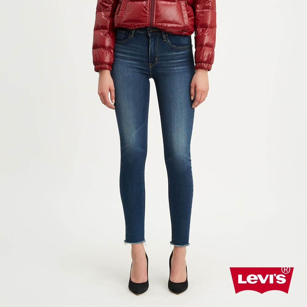 Levis 女款 721 高腰緊身窄管牛仔褲 保暖纖維 內刷毛 彈性布料