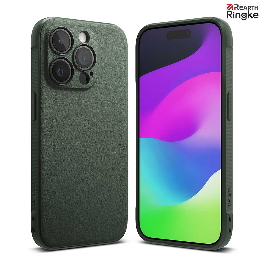 【Ringke】iPhone 15 Pro 6.1吋 [Onyx] 防撞緩衝手機保護殼（綠）