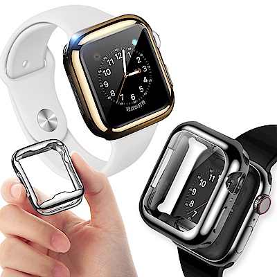 XUNDD for Apple Watch 4 電鍍TPU保護框-44mm