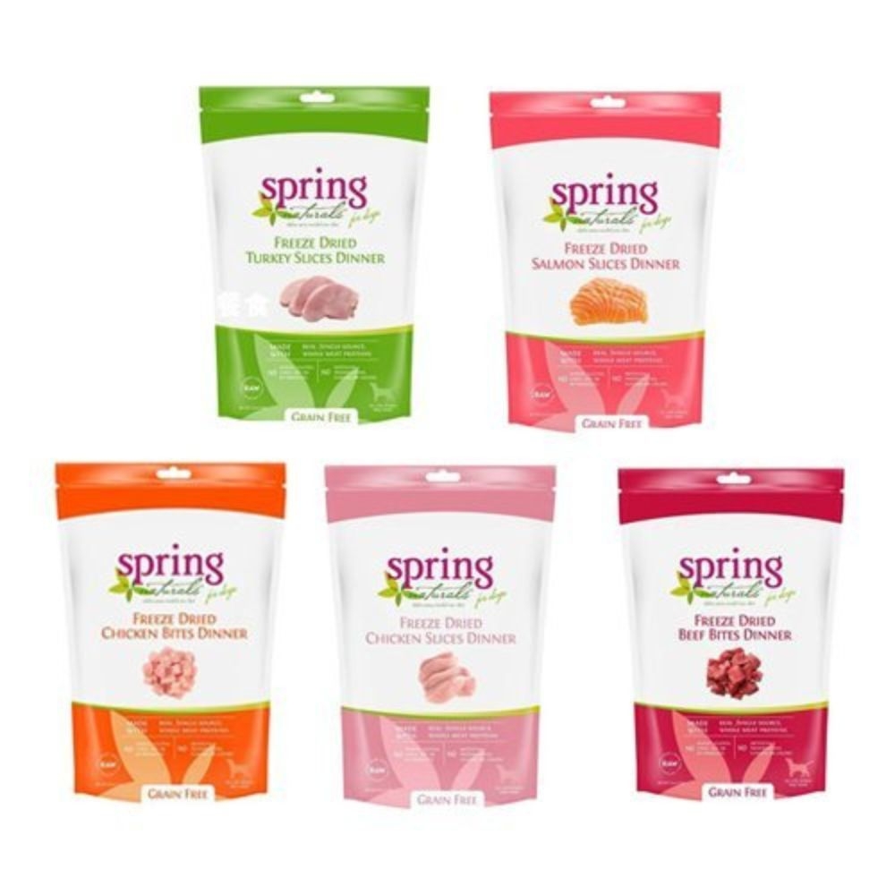 美國Spring Natural曙光冷凍乾燥生食犬用餐食 1LB (453g)(購買第二件贈送寵物零食x1包)