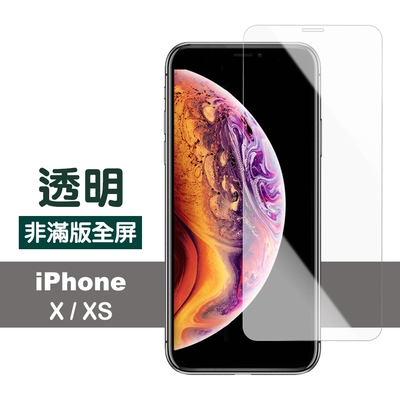 iPhone X XS 透明高清非滿版手機保護貼 iPhoneX保護貼 iPhoneXS保護貼