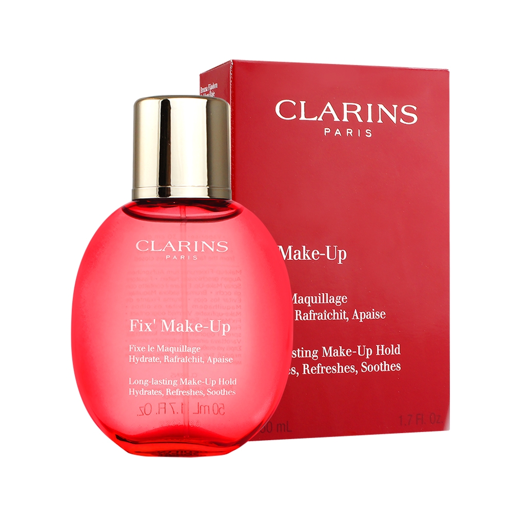 CLARINS克蘭詩 玫瑰精萃定妝噴霧(50ml)_國際航空版