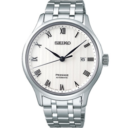 SEIKO Presage 沉穩時尚機械腕錶(4R35-02S0S)白/41mm