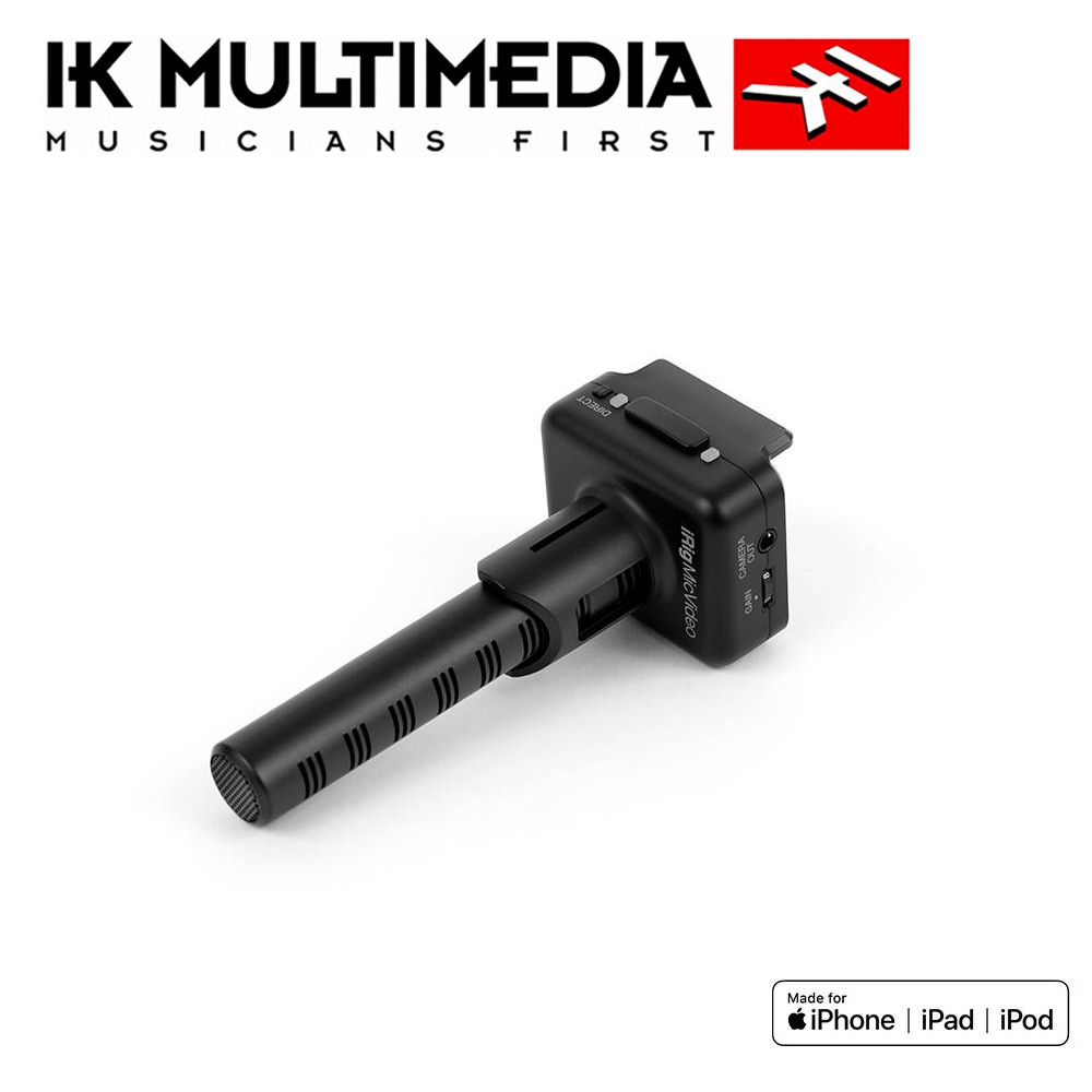 『IK Multimedia』iRig Mic Video 行動裝置麥克風 / 公司貨保固