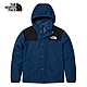 【The North Face 官方旗艦】北面男款藍黑拼接防風防潑水連帽外套｜5JYNMPF product thumbnail 1