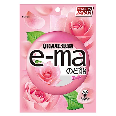 味覺糖 e-ma喉糖-玫瑰味(50g)