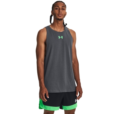 【UNDER ARMOUR】男 BASELINE COTTON 背心 1361901-014