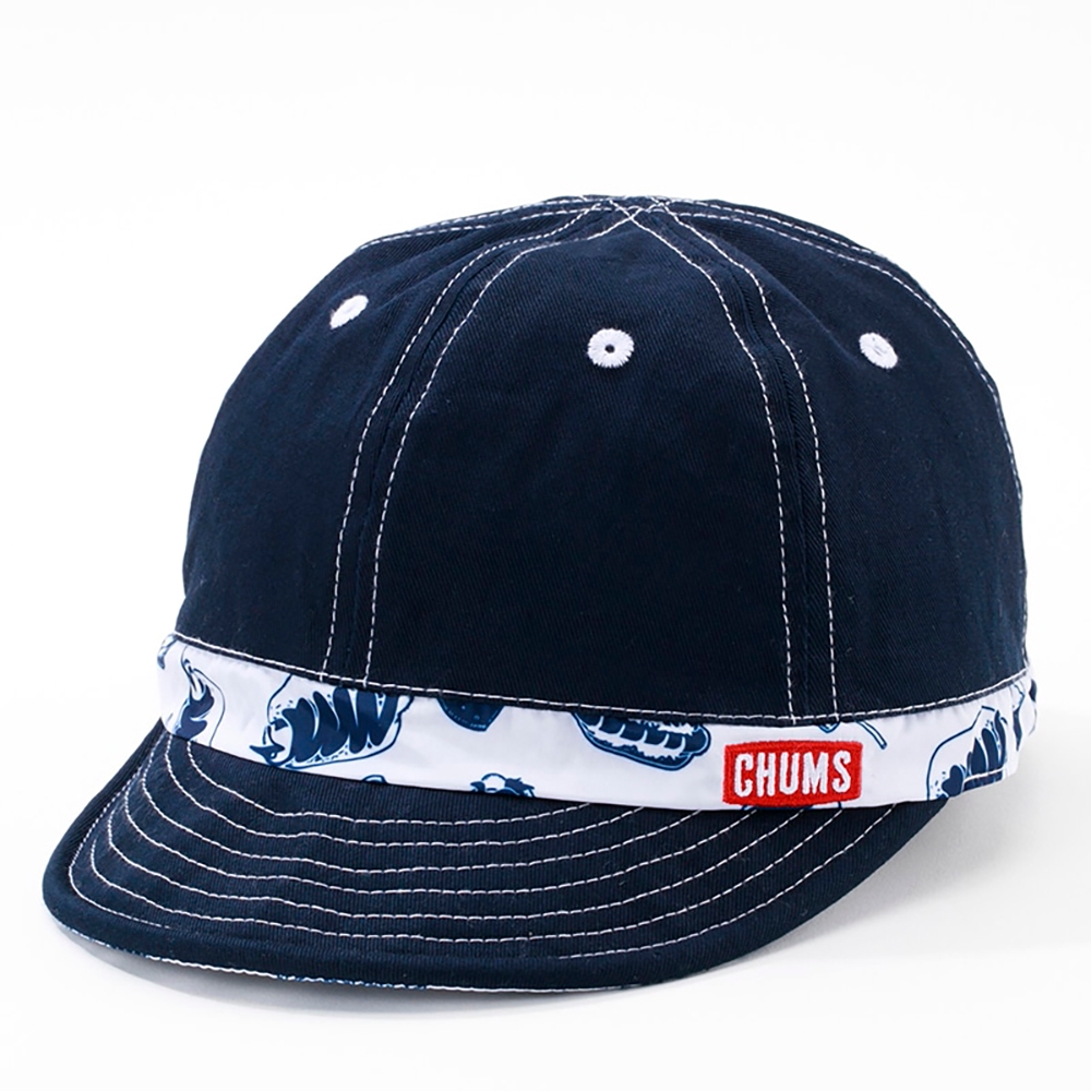 CHUMS Reversible Print Cap 男女 雙面風格帽 熱狗-CH051208Z194