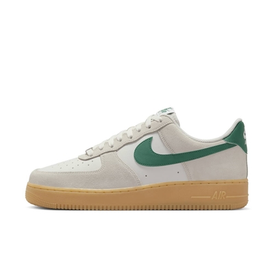 NIKE 耐吉 男休閒運動鞋-灰白綠 AIR FORCE 1 07 LV8-FQ8714001