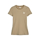 【PUMA官方旗艦】流行系列Classics羅紋合身短袖T恤 女性 62138284 product thumbnail 1