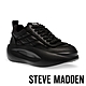 STEVE MADDEN-BLAST OFF 格紋綁帶胖胖厚底休閒鞋-黑色 product thumbnail 1