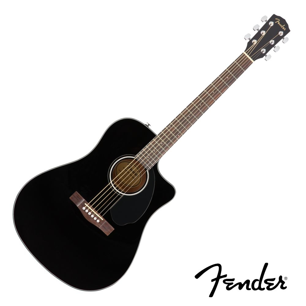Fender CD-60SCE ST BLK 木吉他