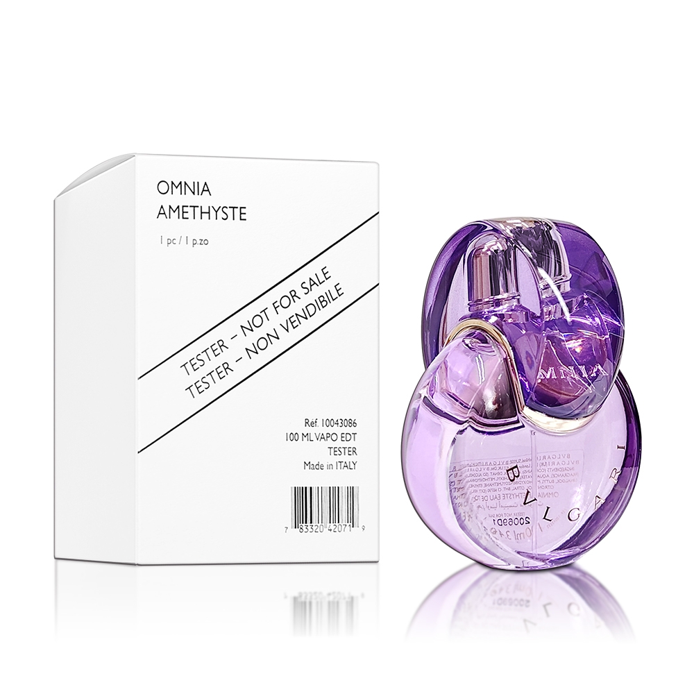 BVLGARI 寶格麗 Omnia Amethyste 紫水晶女性淡香水 100ML TESTER 環保包裝