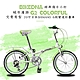 BIKEDNA G2 COLORFUL 經典復古小折20吋日本SHIMANO 6段變速折疊車文青有型城市漫游款小摺疊車 product thumbnail 3