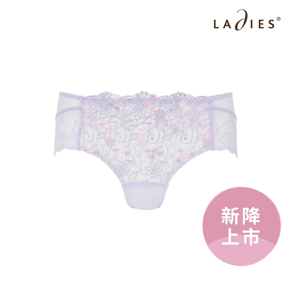 蕾黛絲-Premium 女生對話平口內褲M-EL 紫苑