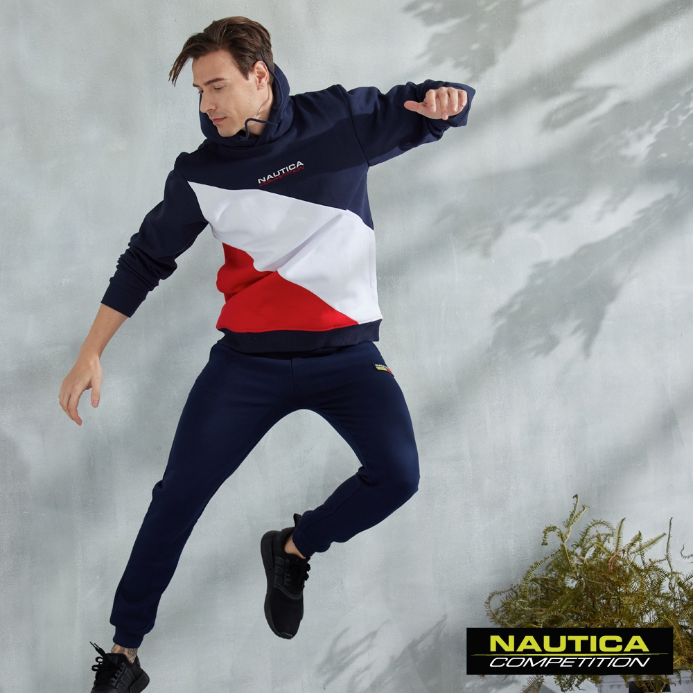 NAUTICA男裝 COMPETITION百搭素面休閒褲-深藍