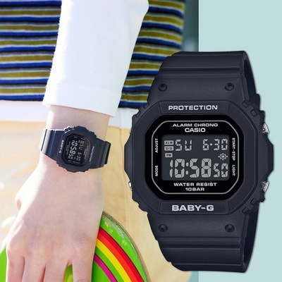 CASIO 卡西歐 BABY-G 經典人氣方形女錶電子錶 送禮推薦 BGD-565U-1