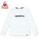 le coq sportif 法國公雞牌休閒長袖T恤 男-白 product thumbnail 2