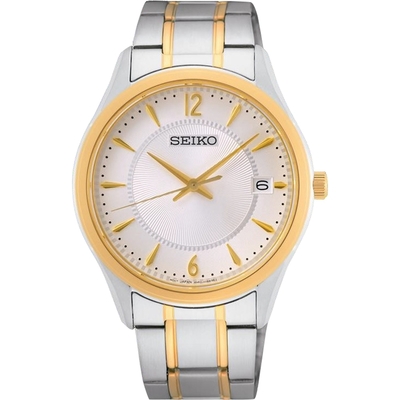 SEIKO 精工 簡約數字石英腕錶 SUR468P1/6N52-00D0KS (SK034)