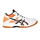 ASICS GEL-TASK MT 2 男排羽球鞋-排球 羽球 亞瑟士 1071A036-104 白黑橘 product thumbnail 1