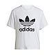 Adidas TRFL Tee Boxy IN8441 女 短袖 上衣 T恤 經典 三葉草 休閒 寬鬆 棉質 白 product thumbnail 1