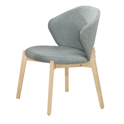 文創集 海納莉透氣棉麻布實木餐椅二入組合(二張餐椅組合販售出貨)-55x60x80.5cm免組