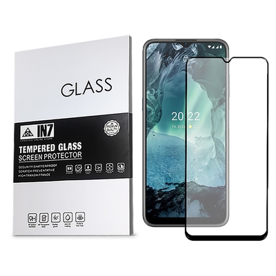 IN7 Nokia G21 (6.5吋) 高清 高透光2.5D滿版9H鋼化玻璃保護貼-黑色