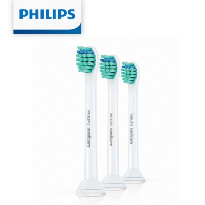 【Philips飛利浦】Sonicare Pro專業刷頭三入組 HX6023(迷你型-白)