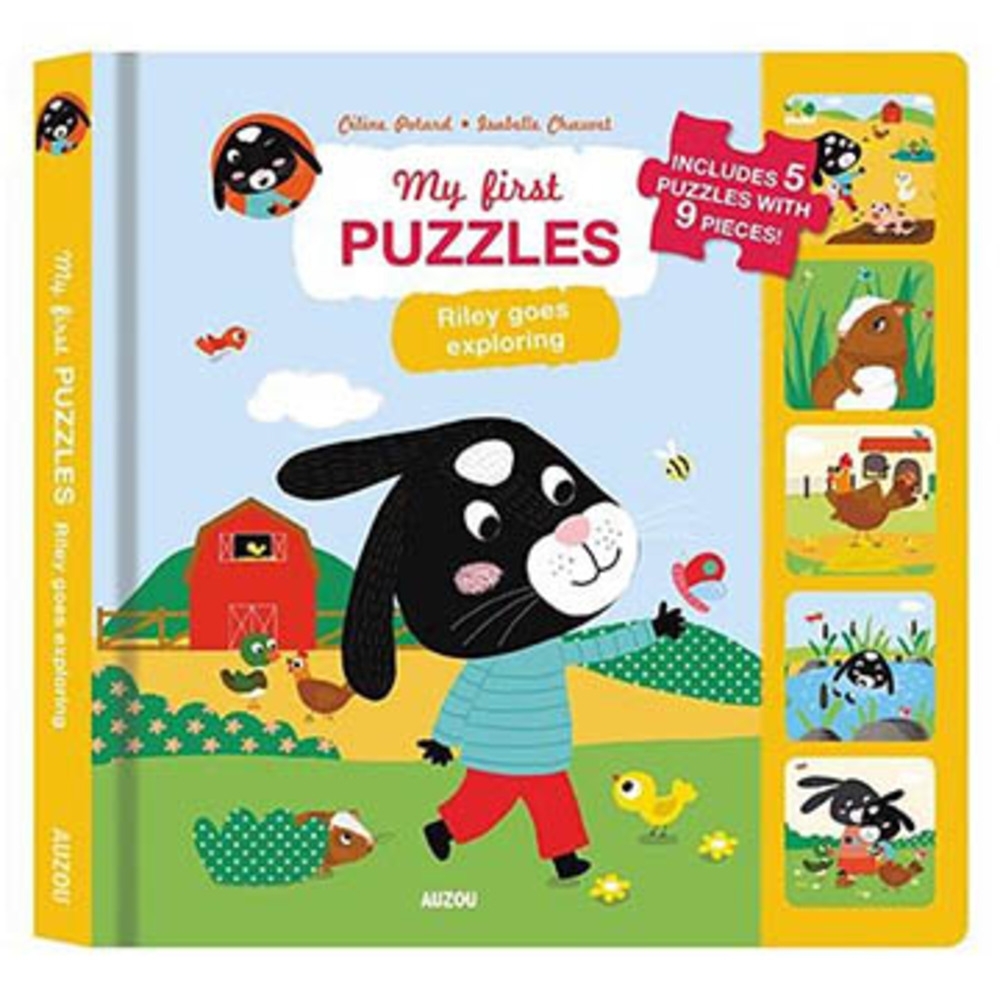 My First Puzzles：Riley Goes Exploring 萊利去探險拼圖遊戲書 | 拾書所