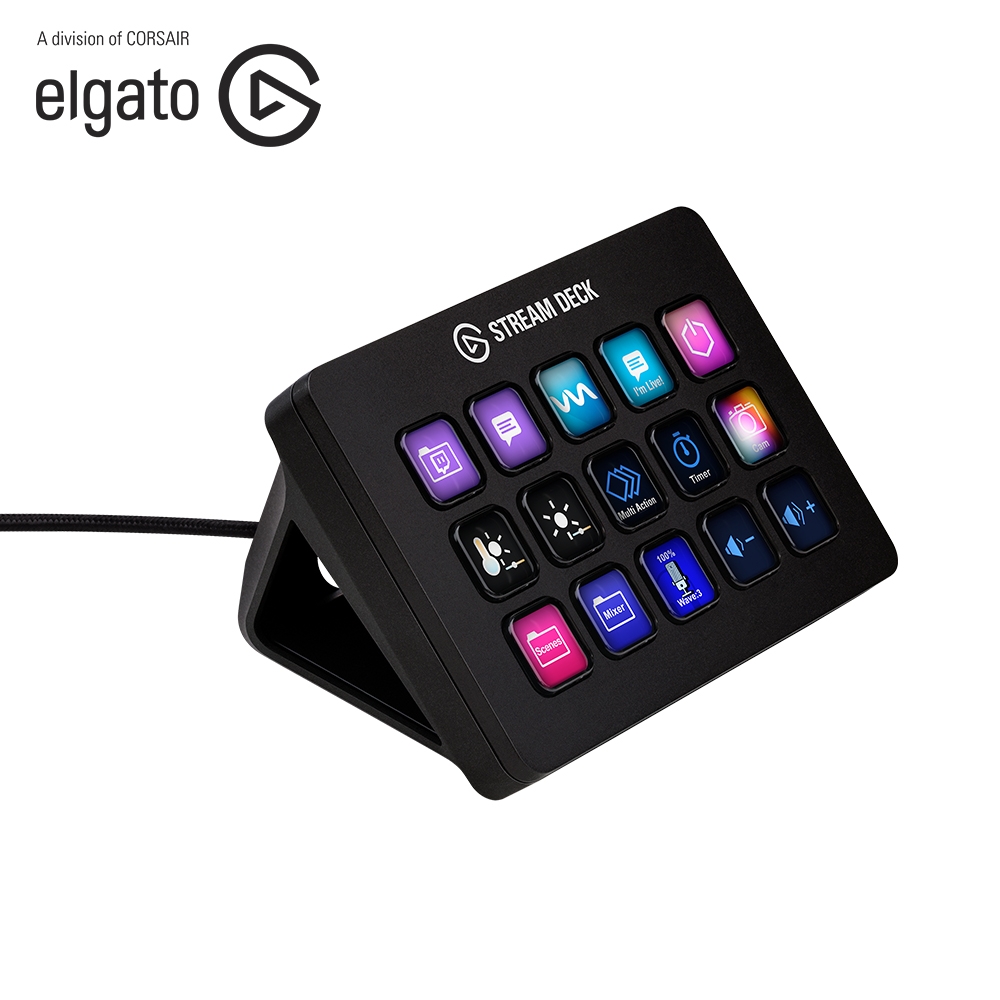 海盜船 CORSAIR ELGATO STREAM DECK MK.2 視頻直播操作控制器