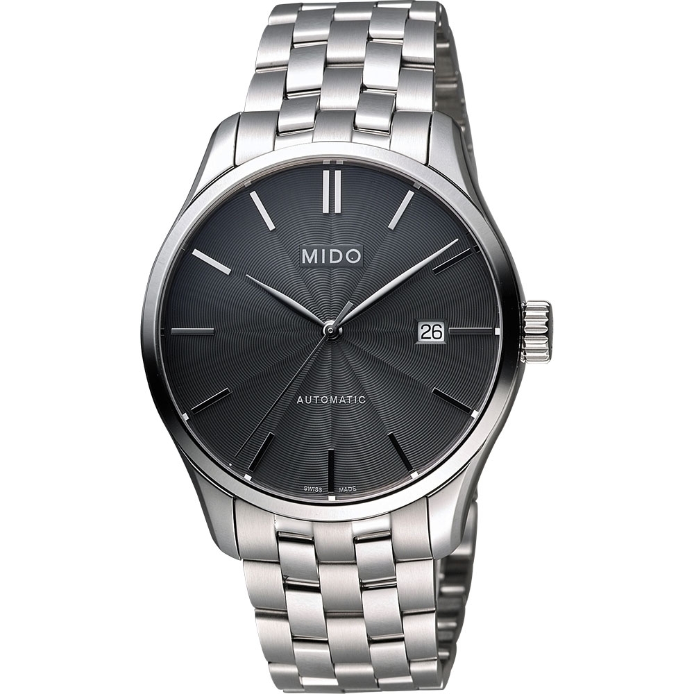 MIDO 美度 官方授權 Belluna II Gent 經典機械錶 迎春好禮-40mm M0244071106100