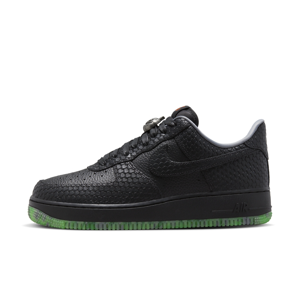 NIKE AIR FORCE 1 07 PRM 男休閒運動鞋-黑綠-FQ8822084