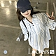 【Lockers 木櫃】秋季藍色條紋襯衫 L111112108 product thumbnail 7