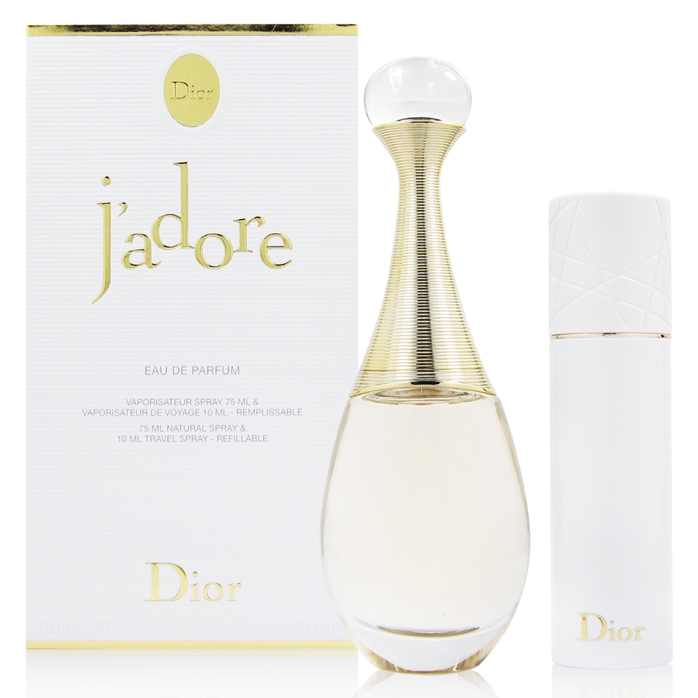 DIOR J'adore 真我宣言淡香精禮盒兩件組(EDP75ml+10ML)