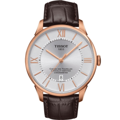 TISSOT 天梭 官方授權 杜魯爾 COSC天文台認證機械腕錶(T0994083603800)42mm