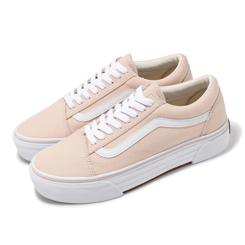 Vans 休閒鞋 V36CF CHKY Old Skool CHKY 男鞋 女鞋 粉白 日本線 厚底 情侶鞋 6344590003