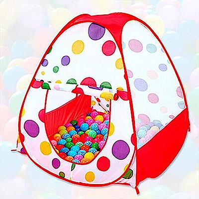 親親寶貝 粉彩點點超大兒童遊戲帳篷屋/野餐帳篷