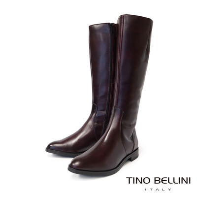 Tino Bellini 歐洲進口經典馬靴FWVT007-A(勃根地紅)