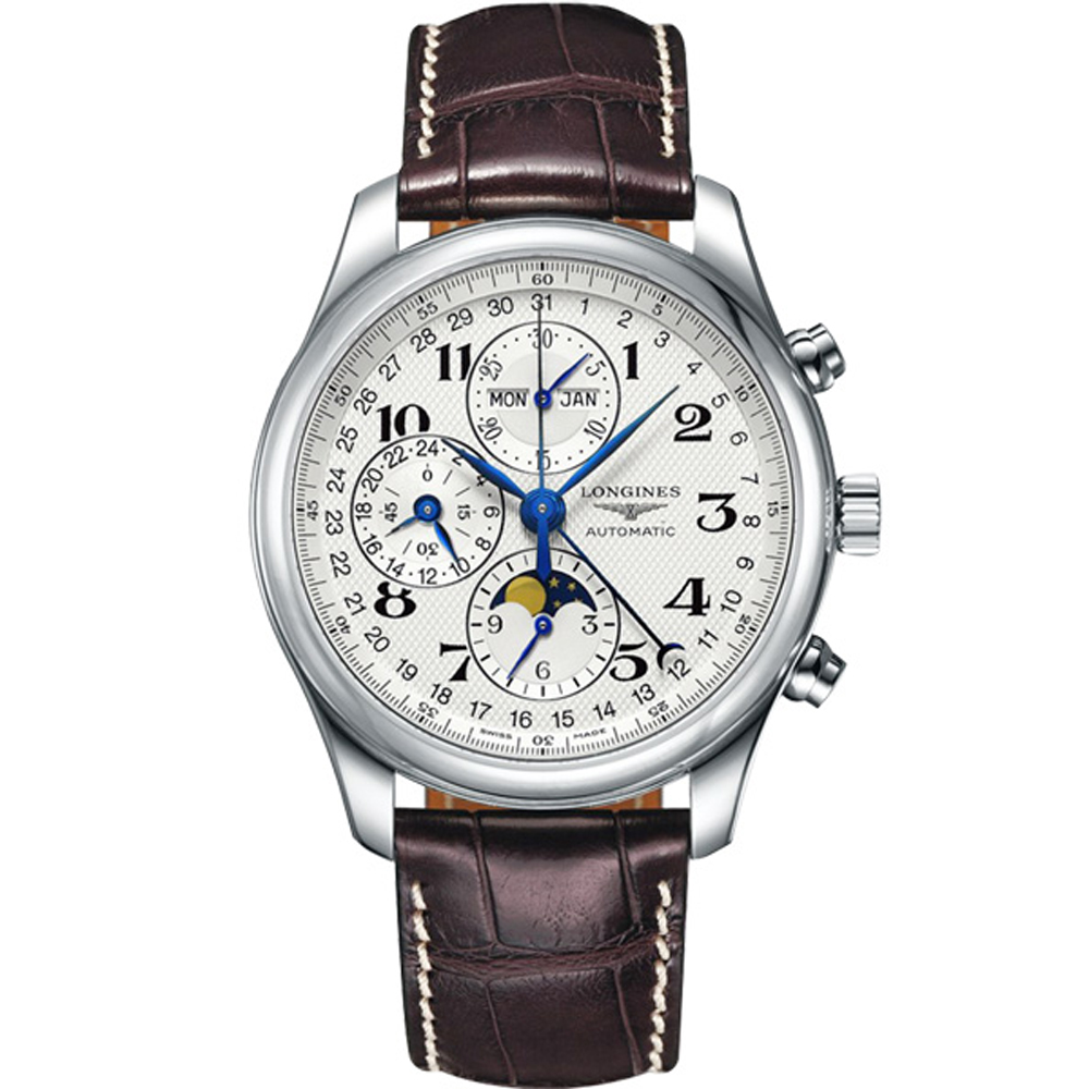 LONGINES Master 巨擘月相盈虧日曆計時款(L27734783)x 42mm