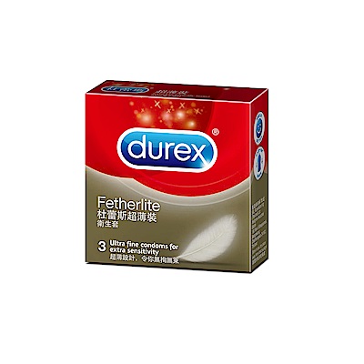 Durex 杜蕾斯-超薄裝保險套(3入)