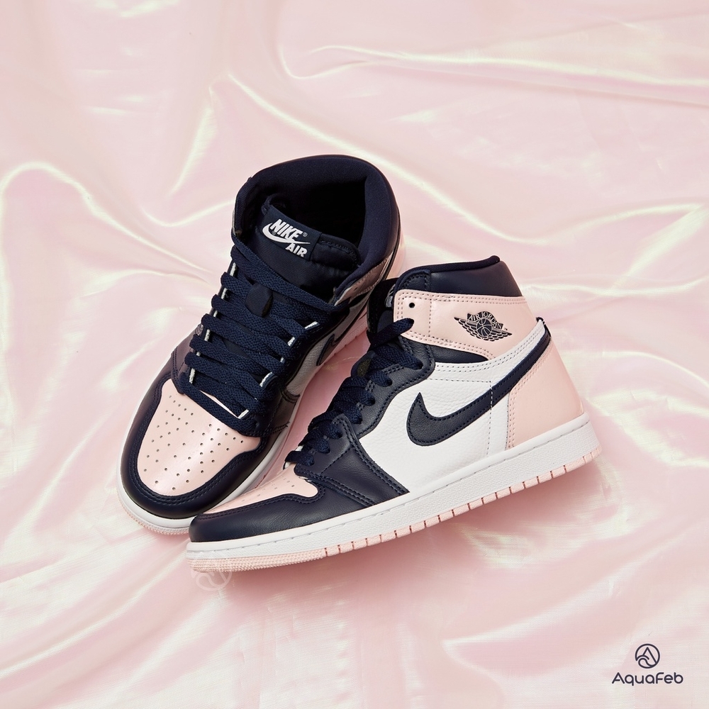 Nike Air Jordan 1 Bubble Gum OG 女鞋 黑粉色 高筒 運動 休閒鞋 DD9335-641