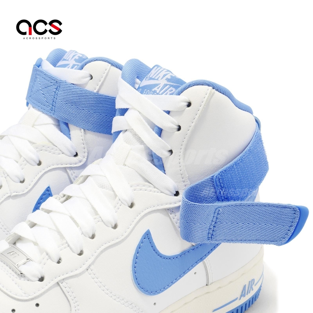 Nike 休閒鞋Wmns Air Force 1 High OG QS 女鞋男鞋白大學藍奶油AF1