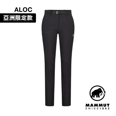 【Mammut 長毛象】 Aegility Pants AF Women 日系機能舒適防潑水長褲 鋼鐵灰 女款 #1022-02240