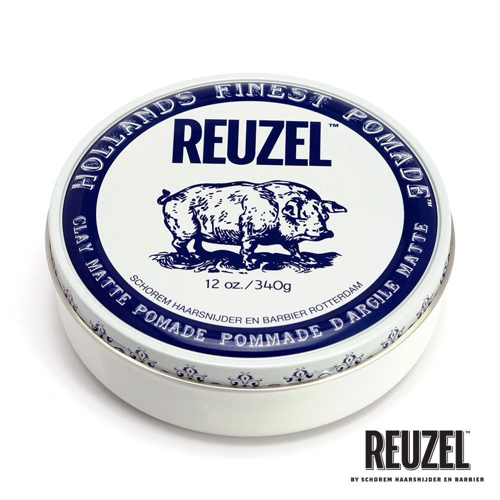 REUZEL 白豬強力黏土級水性髮泥 340g