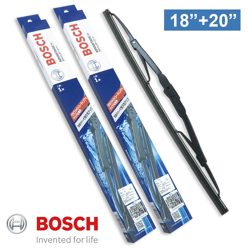 【BOSCH 博世】日本海外版超滑順石墨雨刷18+20吋