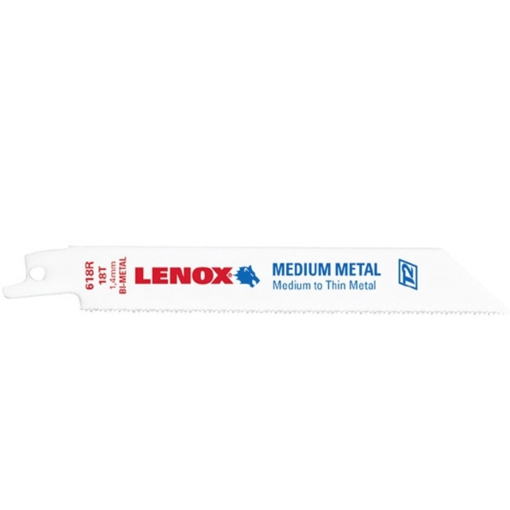 (5片裝)狼牌 LENOX 618R  6" 18T金屬切割線鋸 軍刀鋸 金屬材料 非鐵材料 不鏽鋼 金屬片