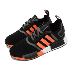 adidas 休閒鞋 NMD R1 襪套 運動 男鞋 愛迪達 boost中底 避震 休閒穿搭 黑 橘 G55575