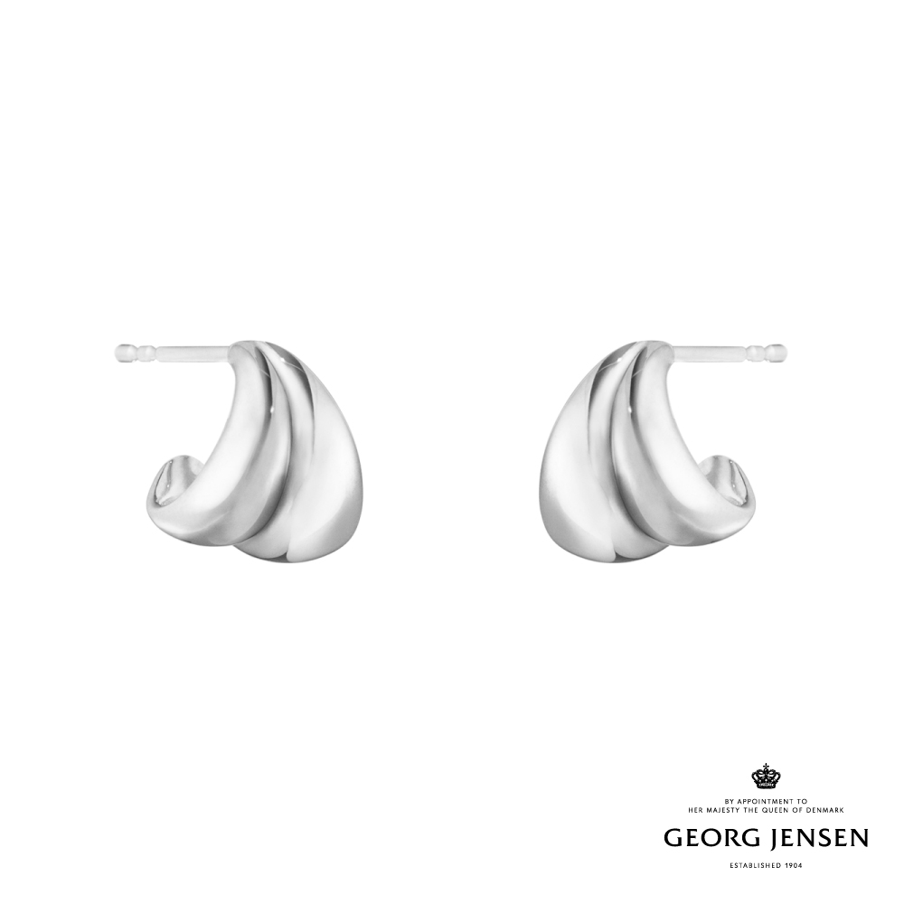 Georg Jensen 喬治傑生 CURVE 純銀耳環